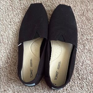 TOMS Classic Black Slip-Ons